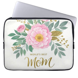 Capa Para Notebook Melhores Flores Mãe do Mundo