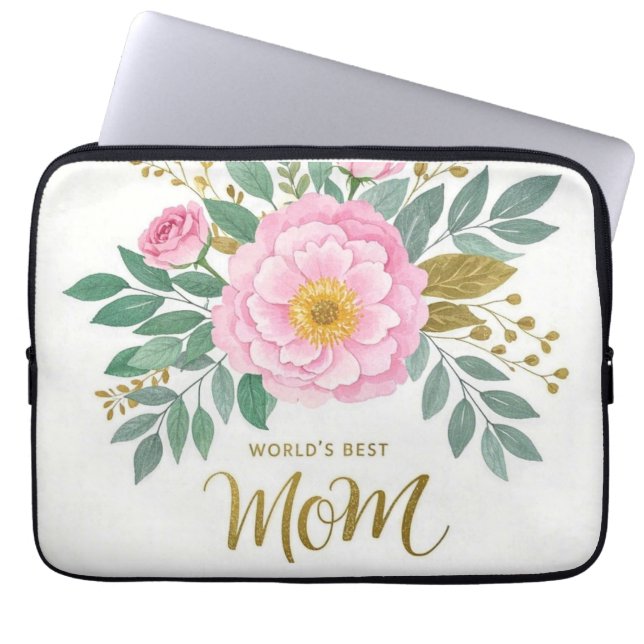 Capa Para Notebook Melhores Flores Mãe do Mundo (Frente)