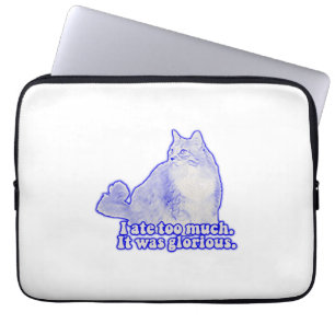 Capa Para Notebook Memória de gato rabugento para donos de gatos e am