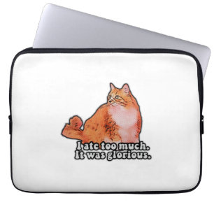 Capa Para Notebook Memória de gato rabugento para gatos e amantes de 