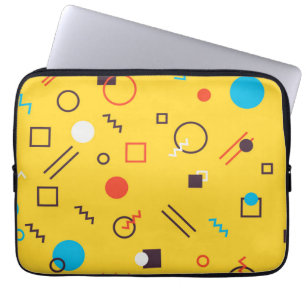 Capa Para Notebook Memphis geométrica urbana legal, única, moderna