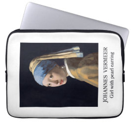 Capa Para Notebook Menina com Brinco de Pérola Gustav Klimt