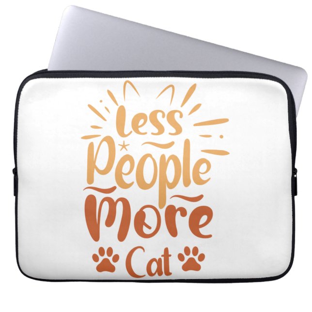 Capa Para Notebook Menos Pessoas Mais Cat (Frente)