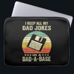 Capa Para Notebook Mens Funny dad Jokes in dad-a-Base<br><div class="desc">Mens Funny dad Jokes in dad-a-Base</div>