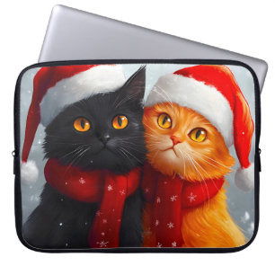 Capa Para Notebook Meowy Christmas Winter Love