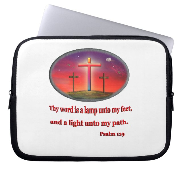Capa Para Notebook mercadoria psalm 119 (Frente)