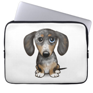 Capa Para Notebook Merle Dapple Dachshund Cute Wiener