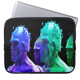 Capa Para Notebook Metal Army Men Glitch on Laptop Electronics Bag