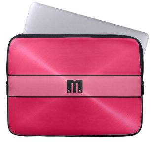 Capa Para Notebook Metal de aço inoxidável brilhante vermelho 2