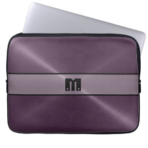 Capa Para Notebook Metal de aço inoxidável roxo brilhante 2