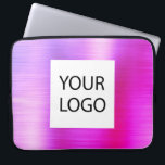 Capa Para Notebook Metálico roxo rosa - Promocional de logotipo perso<br><div class="desc">Minúscula rosa e roxa,  cor-de-rosa moderna,  falso metálico infinito Elegante Elegante Elegante Ilegante,  Laptop ou Promocional de Capa (promo). Este caso pode ser personalizado para incluir o logotipo da sua empresa ou da sua empresa.</div>