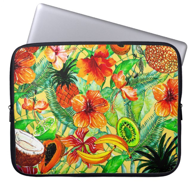 Capa Para Notebook Meu Aloha jardim da fruta tropical e da selva (Frente)
