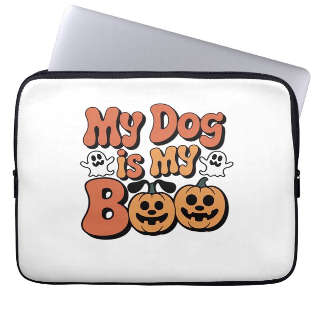 Capa Para Notebook Meu Cachorro É Meu Bô, Professora, Engraçado Cacho (Frente)