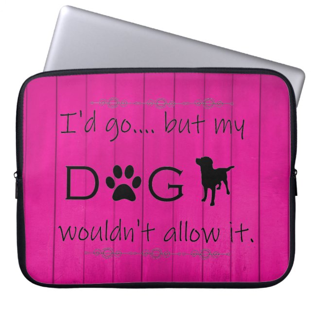 Capa Para Notebook Meu Cachorro não permitiria Bolsa de laptop - Mage (Frente)