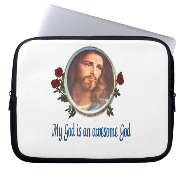 Capa Para Notebook Meu Deus é um Deus incrível (Frente)