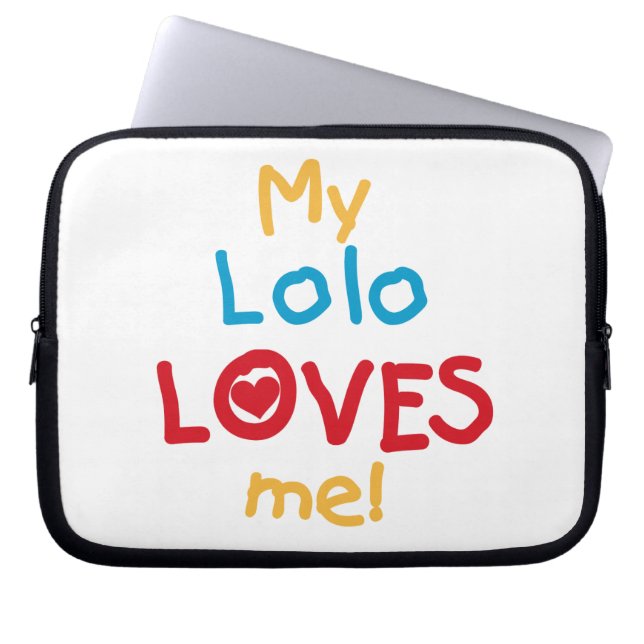 Capa Para Notebook Meu Lolo me ama T-shirts e presentes (Frente)