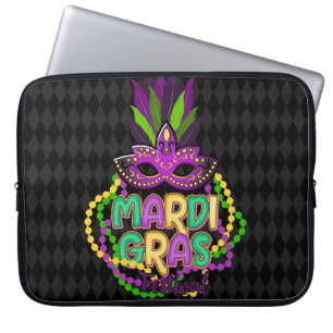 CAPA PARA NOTEBOOK MIÇANGAS DE GRAS MARDI MARDI AMARELO-VERDE PURA E 