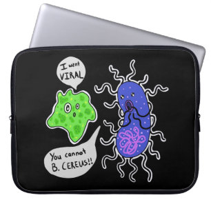 Capa Para Notebook Micróbios Virais