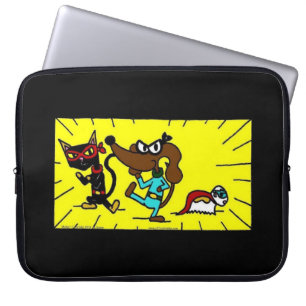 Capa Para Notebook Midge Superherói Trio Bolsa de laptop