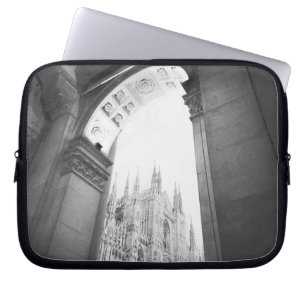 Capa Para Notebook Milão Itália, Galeria Vista do Duomo