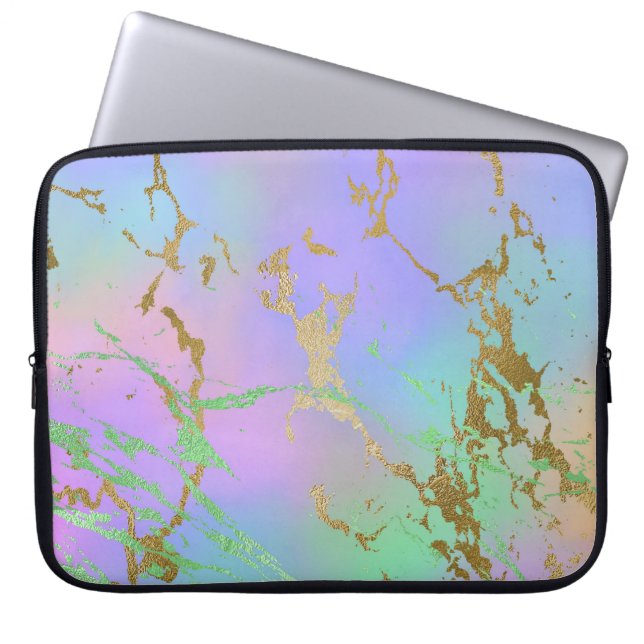 Capa Para Notebook Milênio Marble | Jogo-Arco-Íris Coletivo Ombre (Frente)