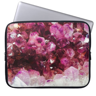 Capa Para Notebook Minério roxo de ametista cristal
