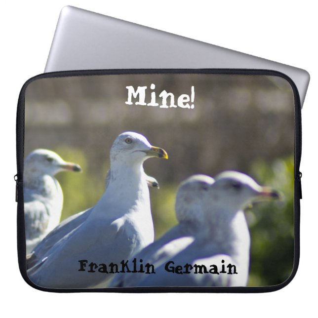 Capa Para Notebook Minha! Caivota em um trilho (Frente)