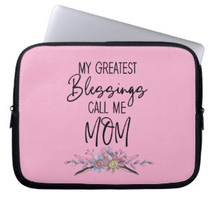 Capa Para Notebook Minhas Maiores Bênçãos Me Chamam de Mãe