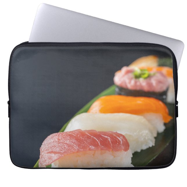 Capa Para Notebook Minimal Sushi Elegance – Laptop Sleeve by SUSHIMI (Frente)