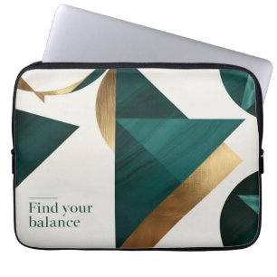 Capa Para Notebook minimalista de arte geométrica abstrato