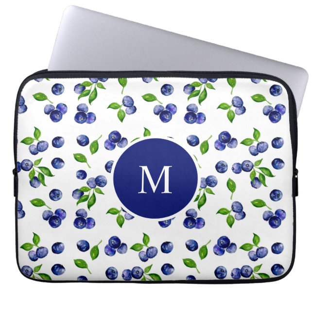 Capa Para Notebook Mirtazapine Monograma Berry Russo Chic  (Frente)