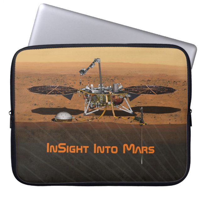 Capa Para Notebook Missão Lander InSight Mars (Frente)