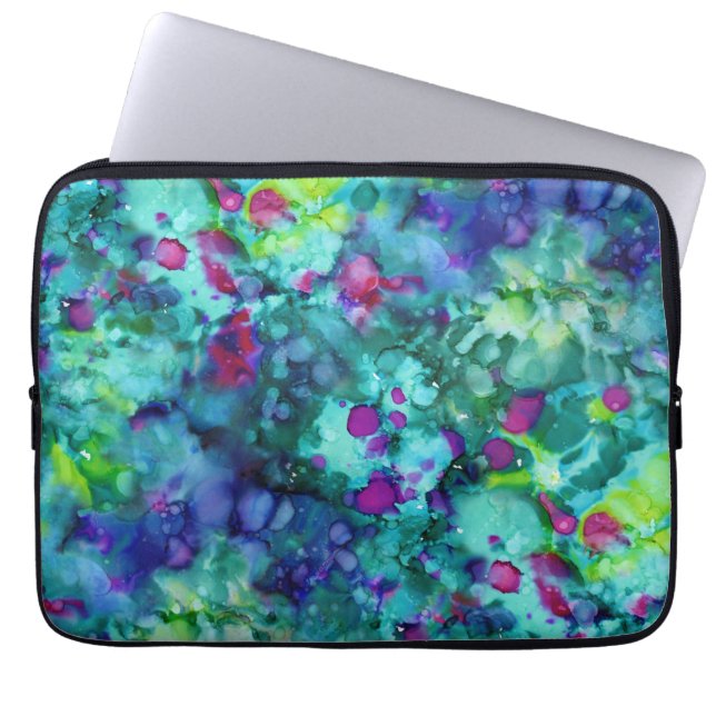 Capa Para Notebook misteriosos tecidos abaixo: (Frente)