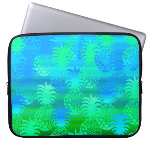 Capa Para Notebook Mistura havaiana do por do sol do abacaxi de