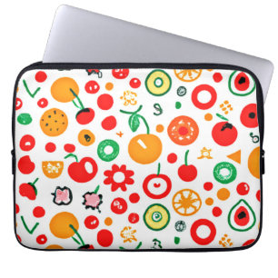 Capa Para Notebook Misturas de Padrões de Fruta. Comprar Agora