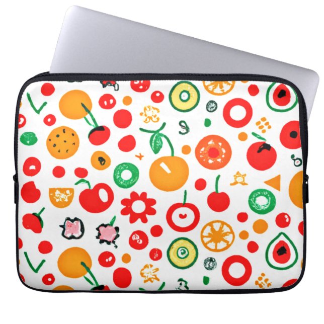 Capa Para Notebook Misturas de Padrões de Fruta. Comprar Agora (Frente)