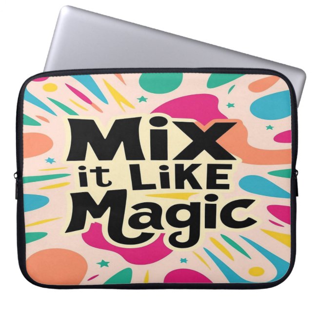Capa Para Notebook Misture Como Magia (Frente)