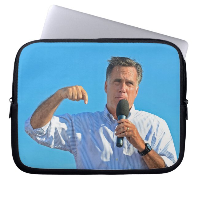 Capa Para Notebook Mitt Romney em campanha (Frente)