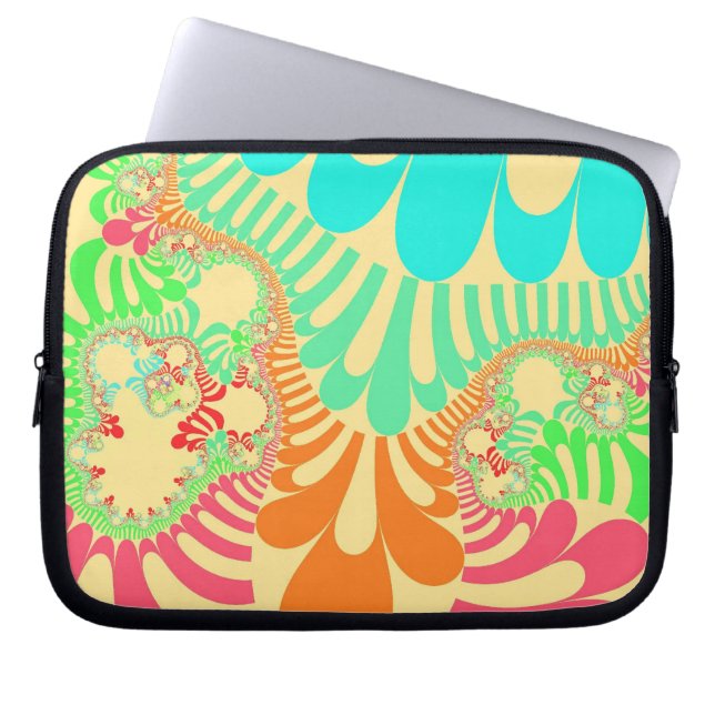 Capa Para Notebook Mod Arco-Íris Amarelo (Frente)