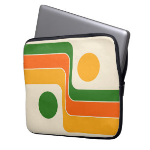 Capa Para Notebook Mod Estilo Geométrico Retro dos Anos 70