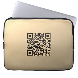 Capa Para Notebook Modelo de código QR editável instantaneamente Fa