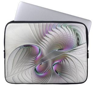 Capa Para Notebook Modern Abstrato Shy Fantasy Figura Arte Fractal