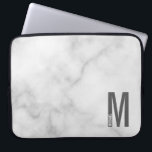 Capa Para Notebook Modern Personalized Bold Monogram and Name<br><div class="desc">Modern Monogram Design featuring personalized monogram letter "M" and name in modern bold sans serif font style.

Perfect gift for him,  father's day gift and more.</div>