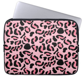 Capa Para Notebook Modern Pink Leopard Pattern Animal