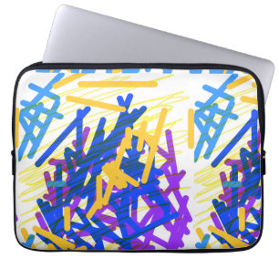 Capa Para Notebook Moderno Splash de Tinta Festivo Abstrato