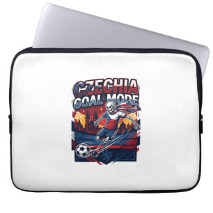 Capa Para Notebook Modo de Gol da República Tcheca Esqueleto Striker