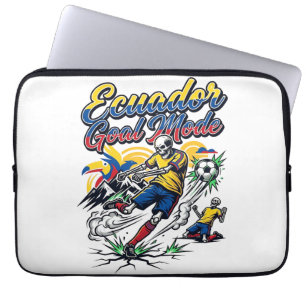 Capa Para Notebook Modo Gol Equador Esqueleto Atacante Nações Dinâmic