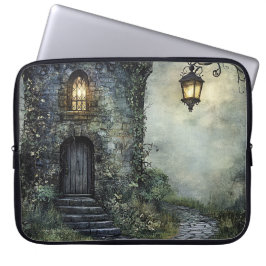 CAPA PARA NOTEBOOK MÓDY FOGGY IRISH CASTLE SCENE