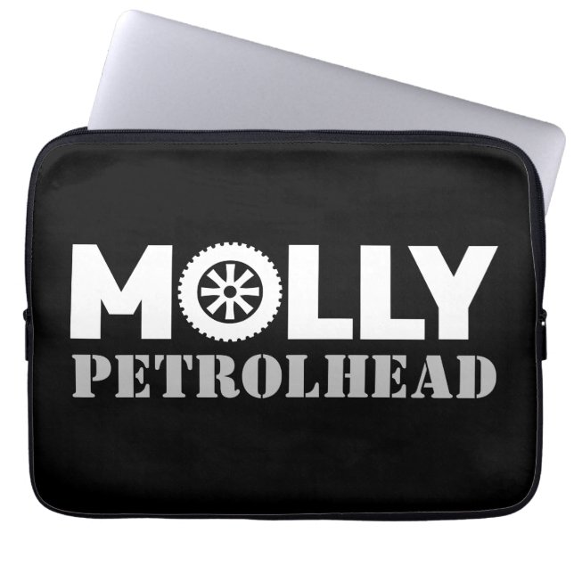 Capa Para Notebook Molly Petrol Head (Frente)