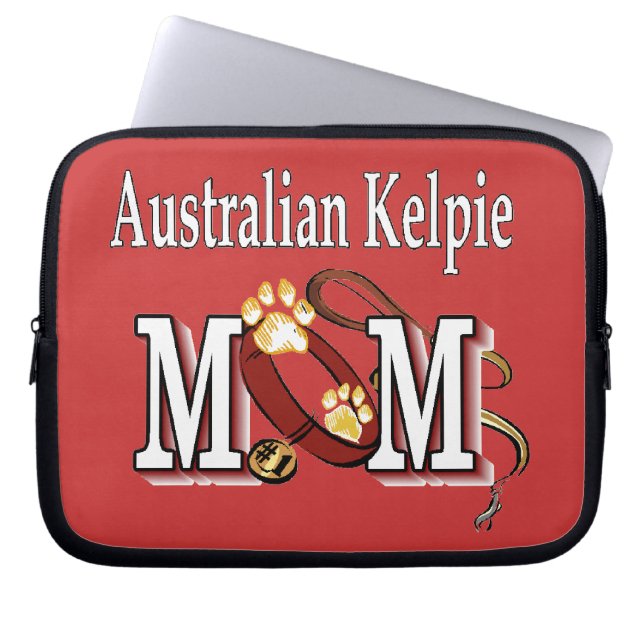 Capa Para Notebook MOM de Cão Kelpie australiano (Frente)